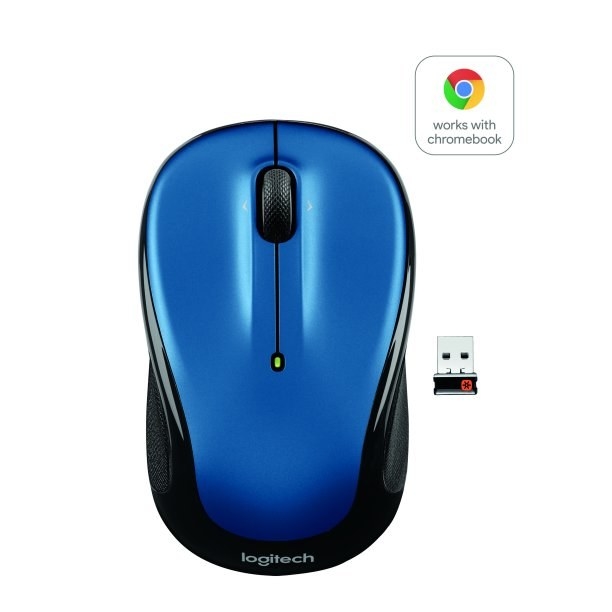 The blue and black mouse
