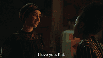 Adena and Kat saying they love each other
