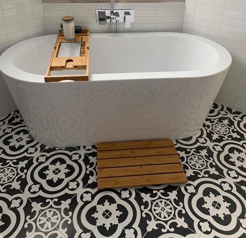 Customized Memory Foam Bath Mat Cobblestone Bathroom Rugs Super