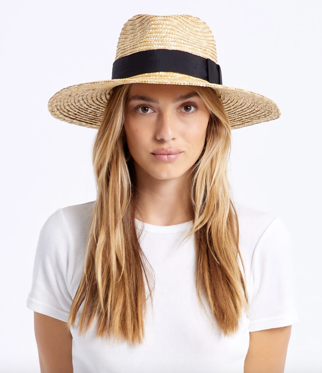 model wearing the hat
