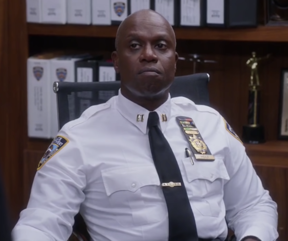 Angry Captain Holt
