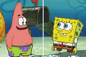patrick and spongebob