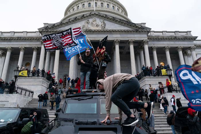 The Capitol during the Jan. 6 insurrection