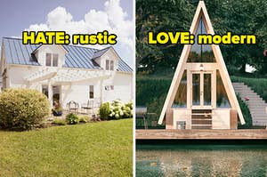 hate rustic, love modern