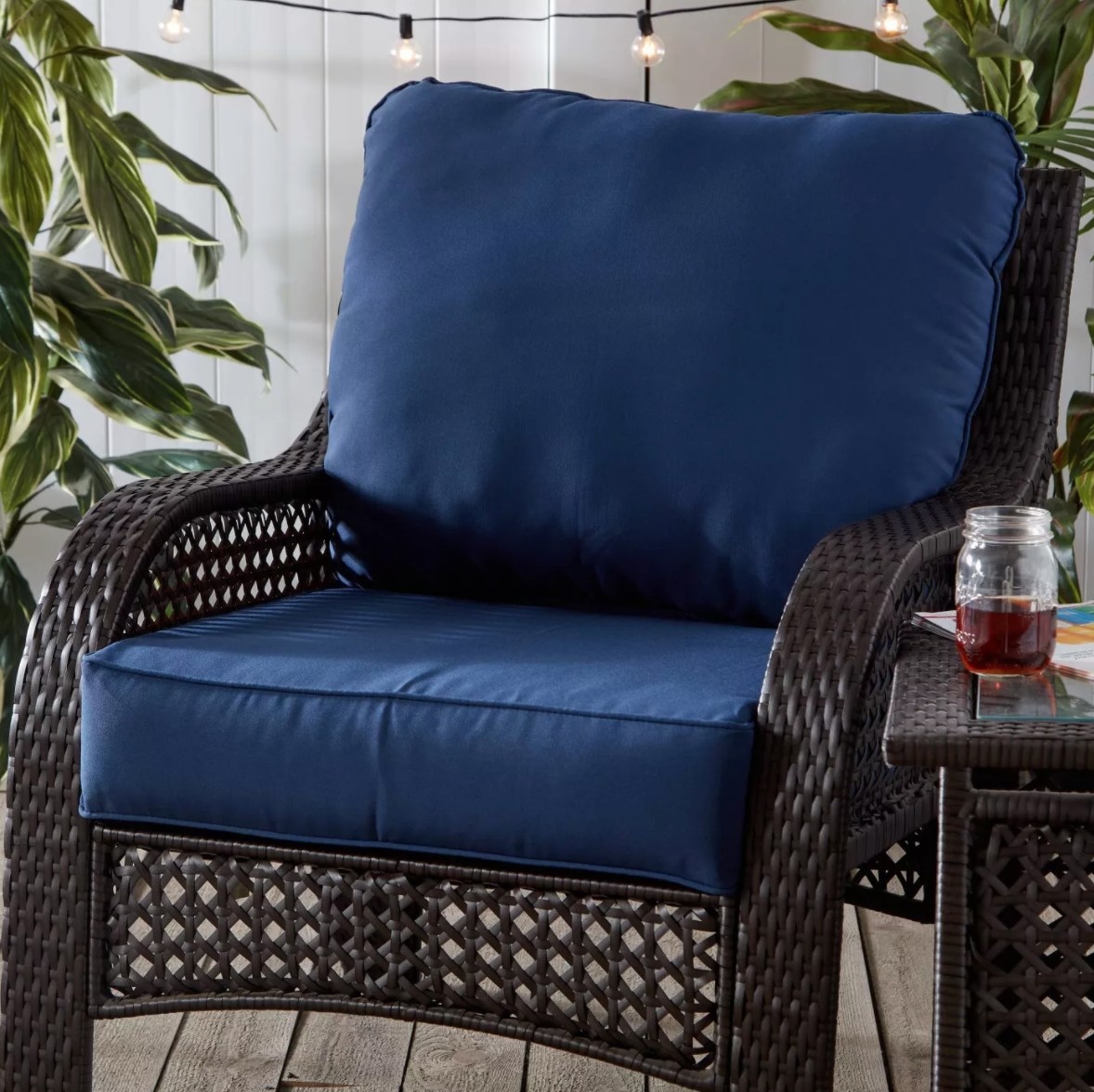 the deep seat cushion in navy