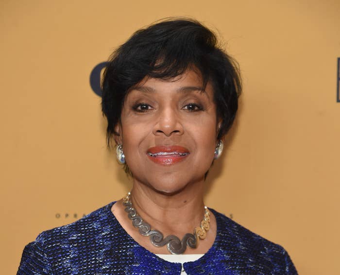 Phylicia Rashad poses for a picture at a premiere in 2015