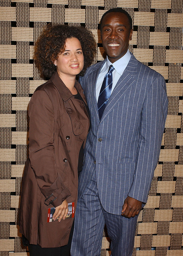 Don Cheadle (R) and Bridgid Coulter during &quot;Hotel Rwanda&quot; Los Angeles Premiere - Arrivals