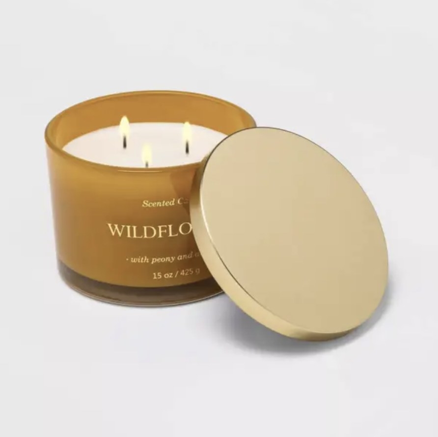Wildflower candle