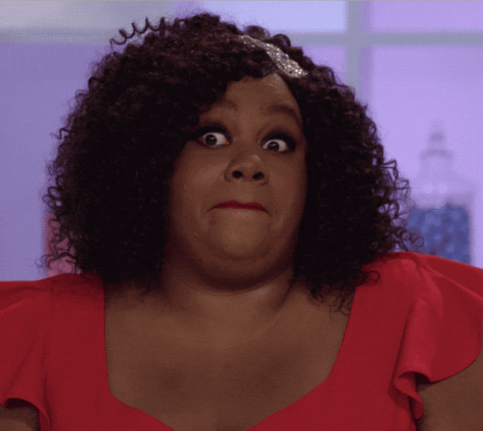 Shocked Nicole Byer