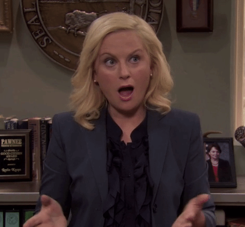 Shocked Leslie Knope