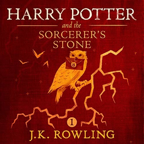 the audio book cover of harry potter and the sorcerer&#x27;s stone