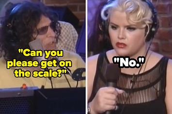 howard stern asking anna nicole smith if she'd weigh herself in the studio