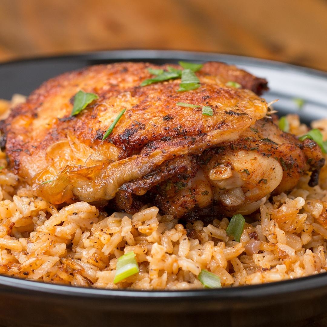 Paprika chicken and rice