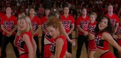 Cheerleaders in Bring it On