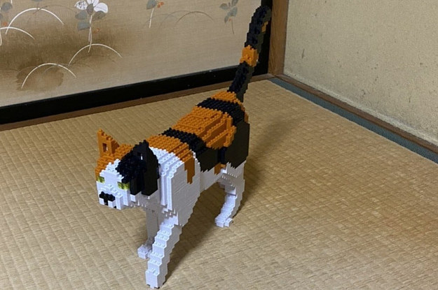 父が10日かけて作った「抱きしめたら砕けそう」な猫がかわいくて、すぐ
