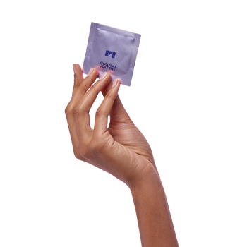 Foil packet of stimulating gel