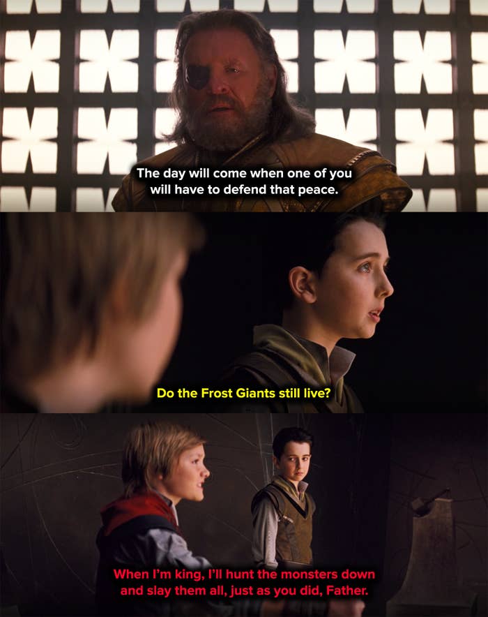 Odin never specified which son would be king but young Thor acted as if he'd assume the throne