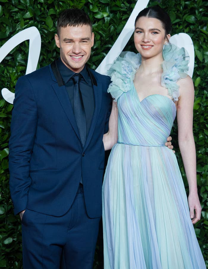 Liam Payne and Maya Henry arrive at The Fashion Awards 2019 held at Royal Albert Hall on December 02, 2019 in London, England