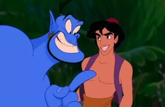 Screenshot of Aladdin and Genie 