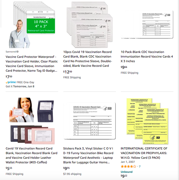 covid card sleeve ID or Vaccine Card Holder – VIDA