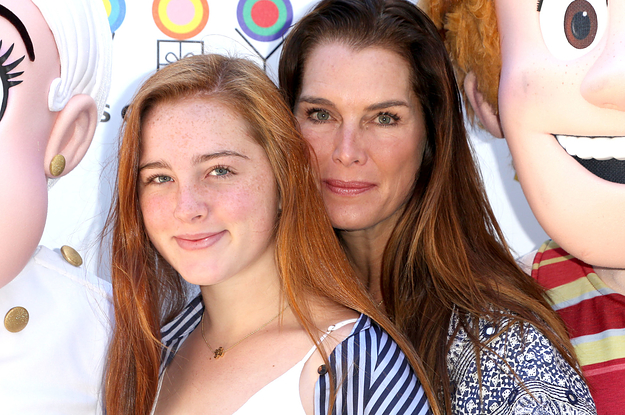 Brooke Shields Daughter Wears Star S 1998 Golden Glob