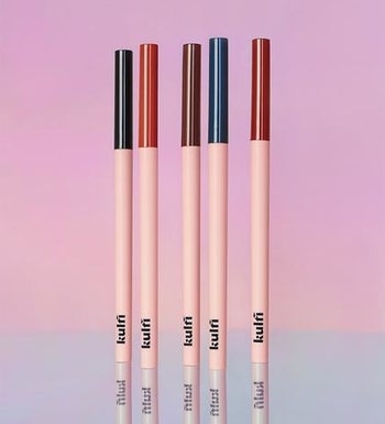 The set of five eye pencils