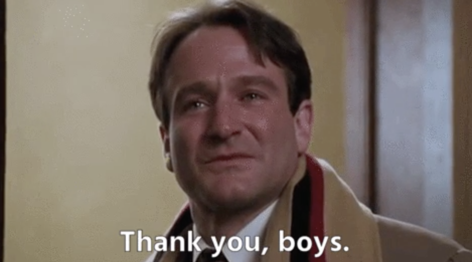 Robin Williams in &quot;Dead Poets Society&quot;