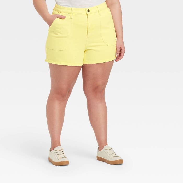 The yellow shorts