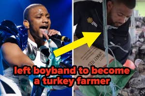 JB Gill left a boyband to become a turkey farmer