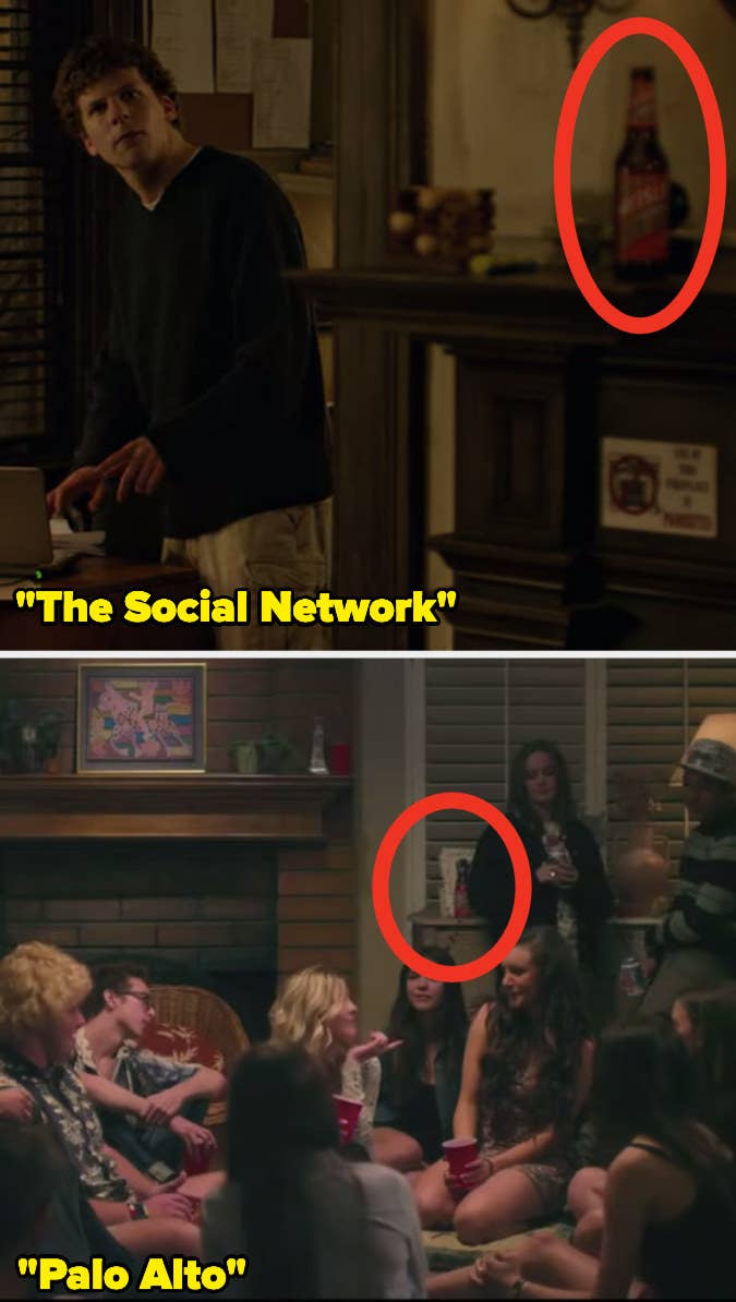 15 Props Used In More Than One Movie Films like The Social Network, Palo Alto have used 'Heilser Golden Agle,' fake beer to get actors fake drunk on screen.15 Props Used In More Than One Movie