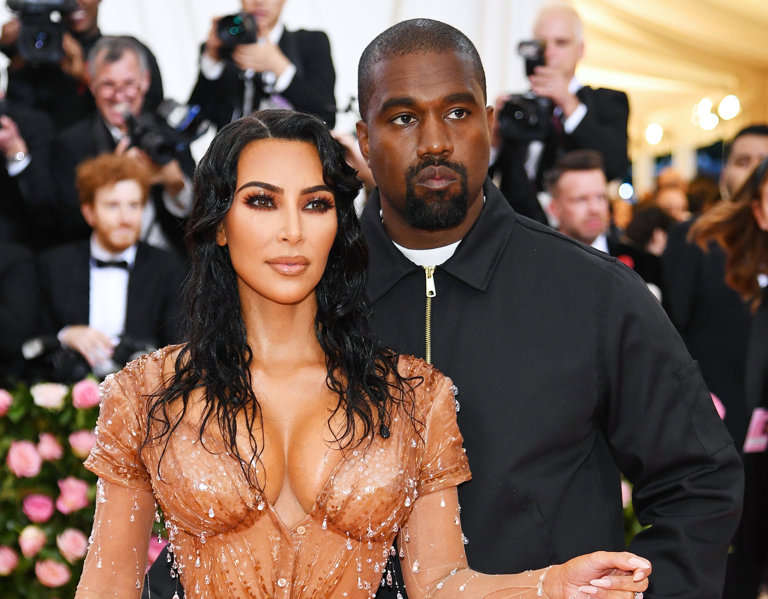 Kim and Kanye attend the Met Gala together