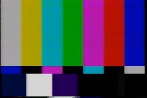 An old TV test pattern