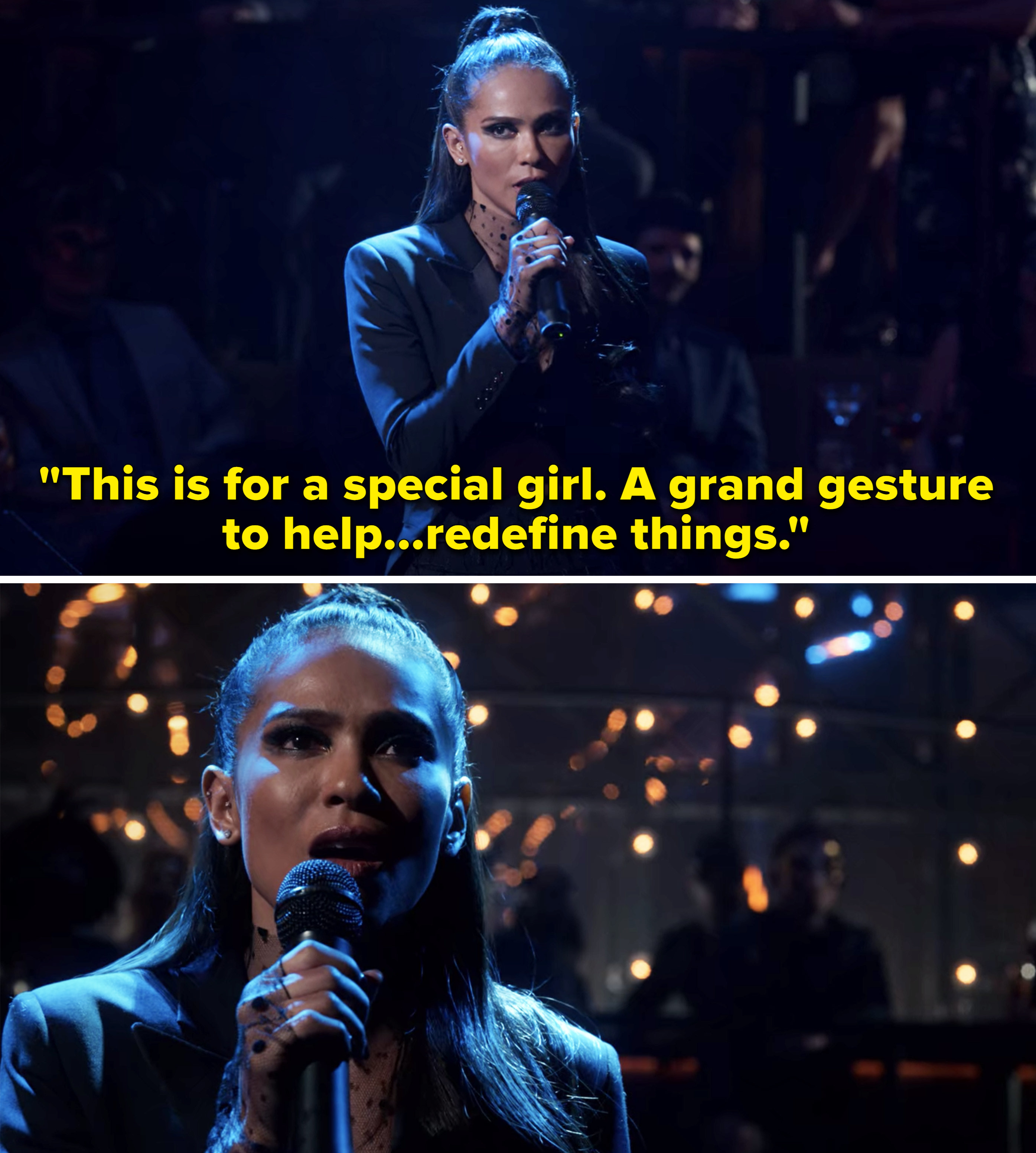 Maze saying, &quot;This is for a special girl. A grand gesture to help...redefine things&quot;