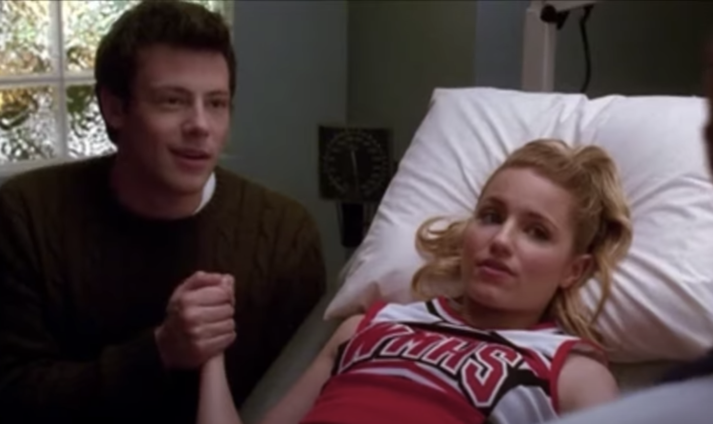 Quinn getting an ultrasound with Finn