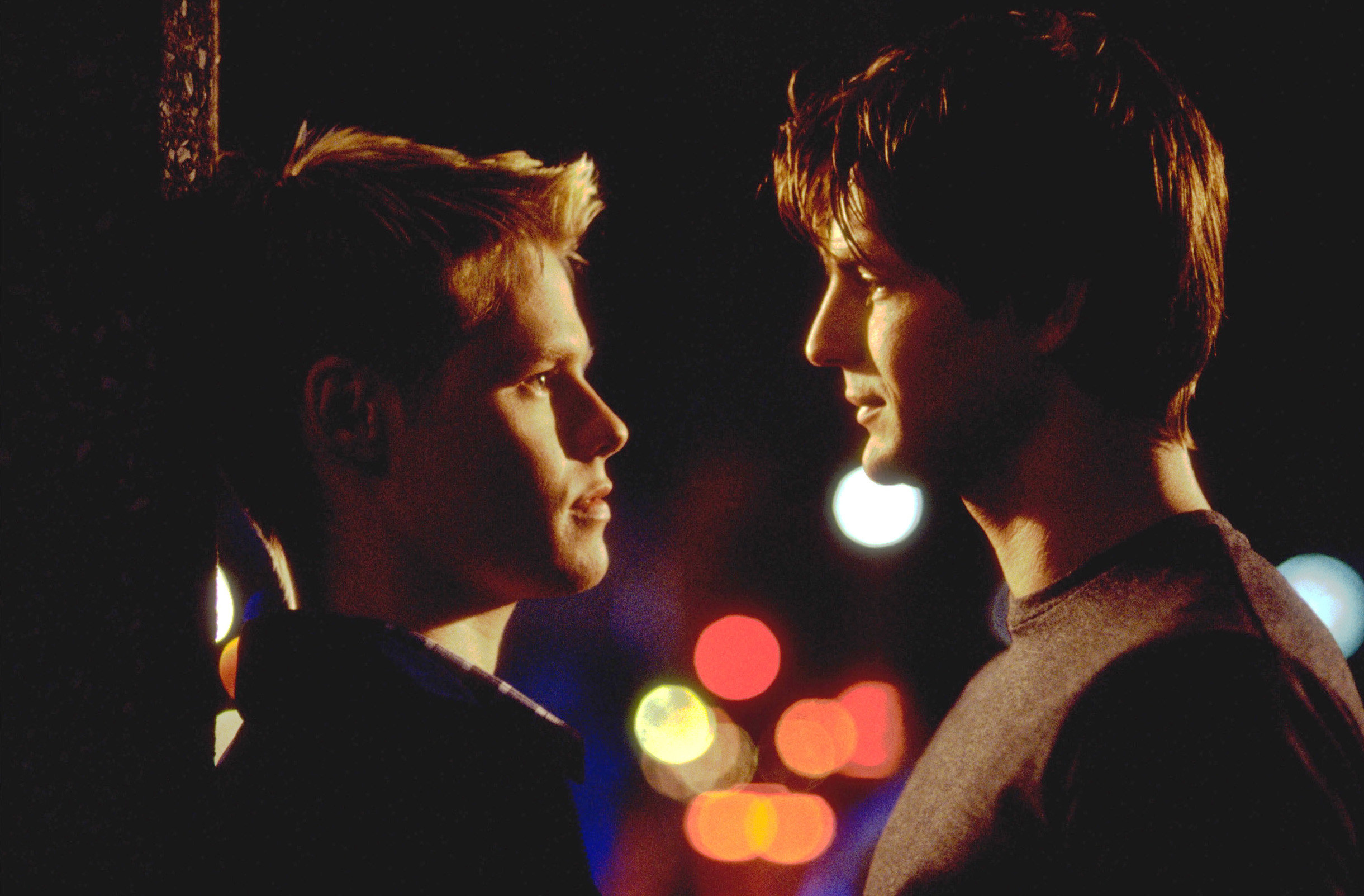 Actors Randy Harrison and Gale Harold in a still from the series Queer as Folk