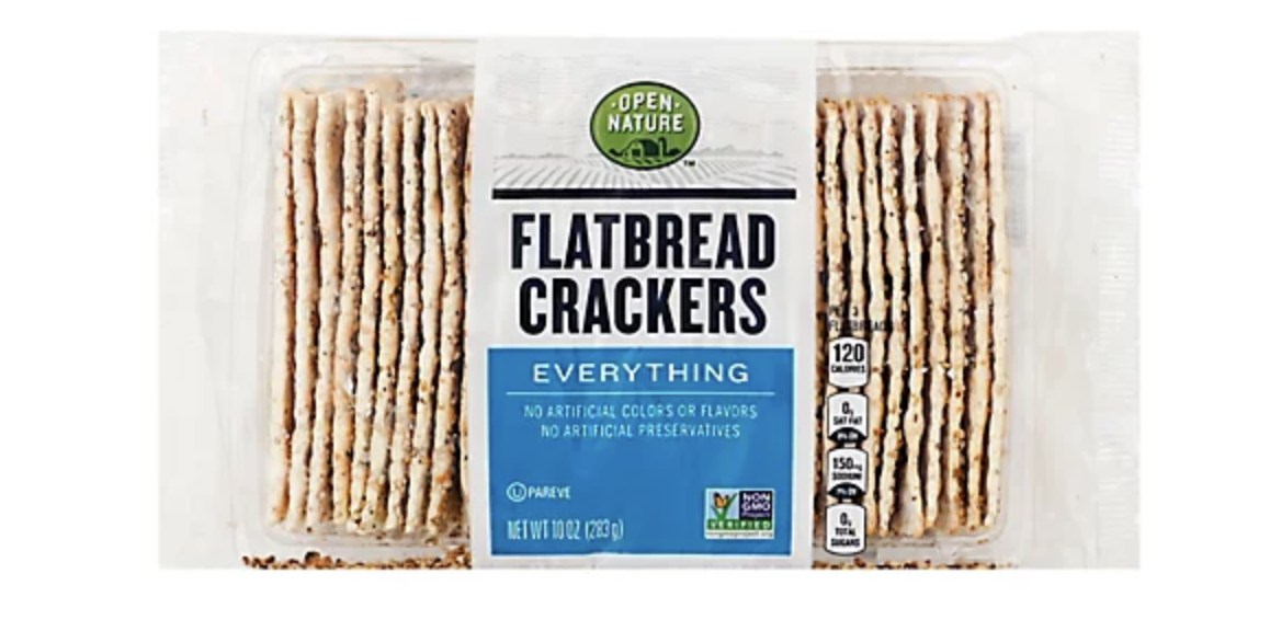 Pack of flatbread crackers