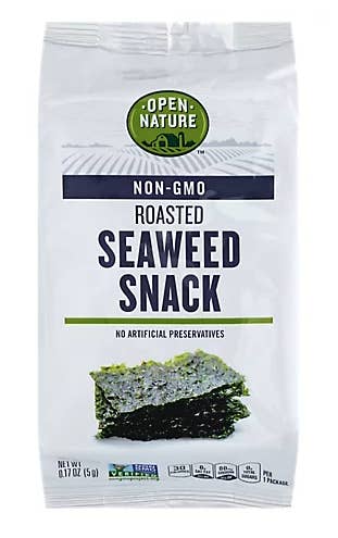 A package containing a seaweed bar