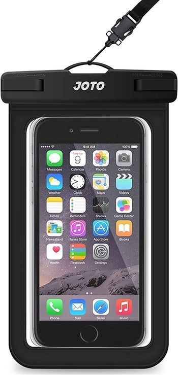 black joto waterproof sleeve for your phone