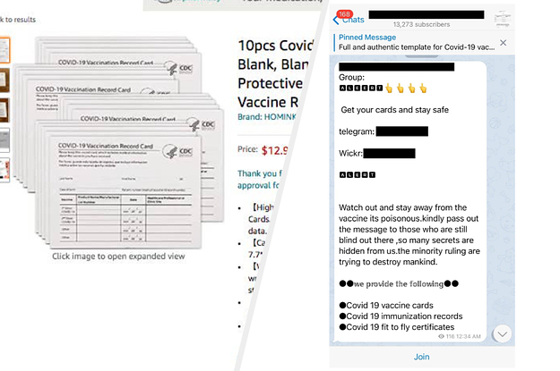 Black market for fake vaccine cards thrives on Telegram - Tech