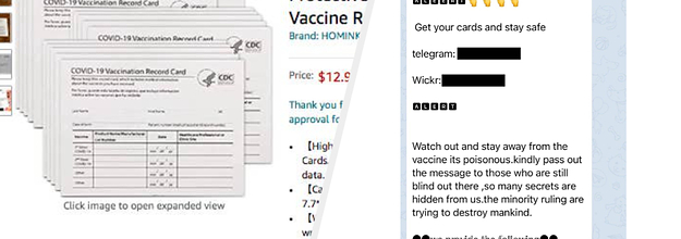 Black market for fake vaccine cards thrives on Telegram - Tech