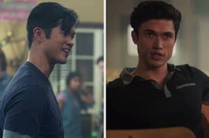 Ross Butler and Charles Melton playing Reggie on "Riverdale"