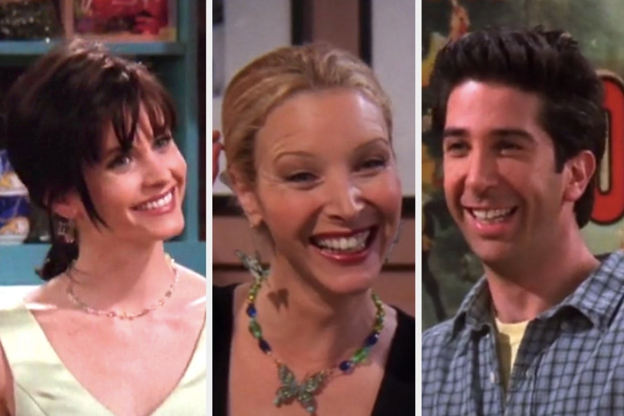 Monica, Phoebe, and Ross from &quot;Friends&quot; 