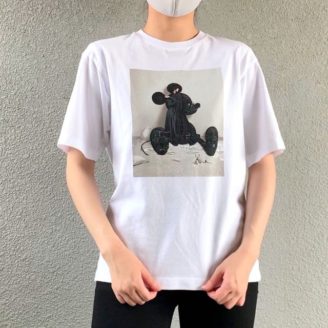 ユニクロ ミッキーtシャツ1