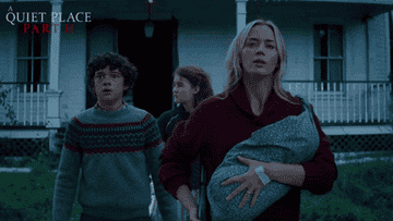 The family in a Quiet Place Part II