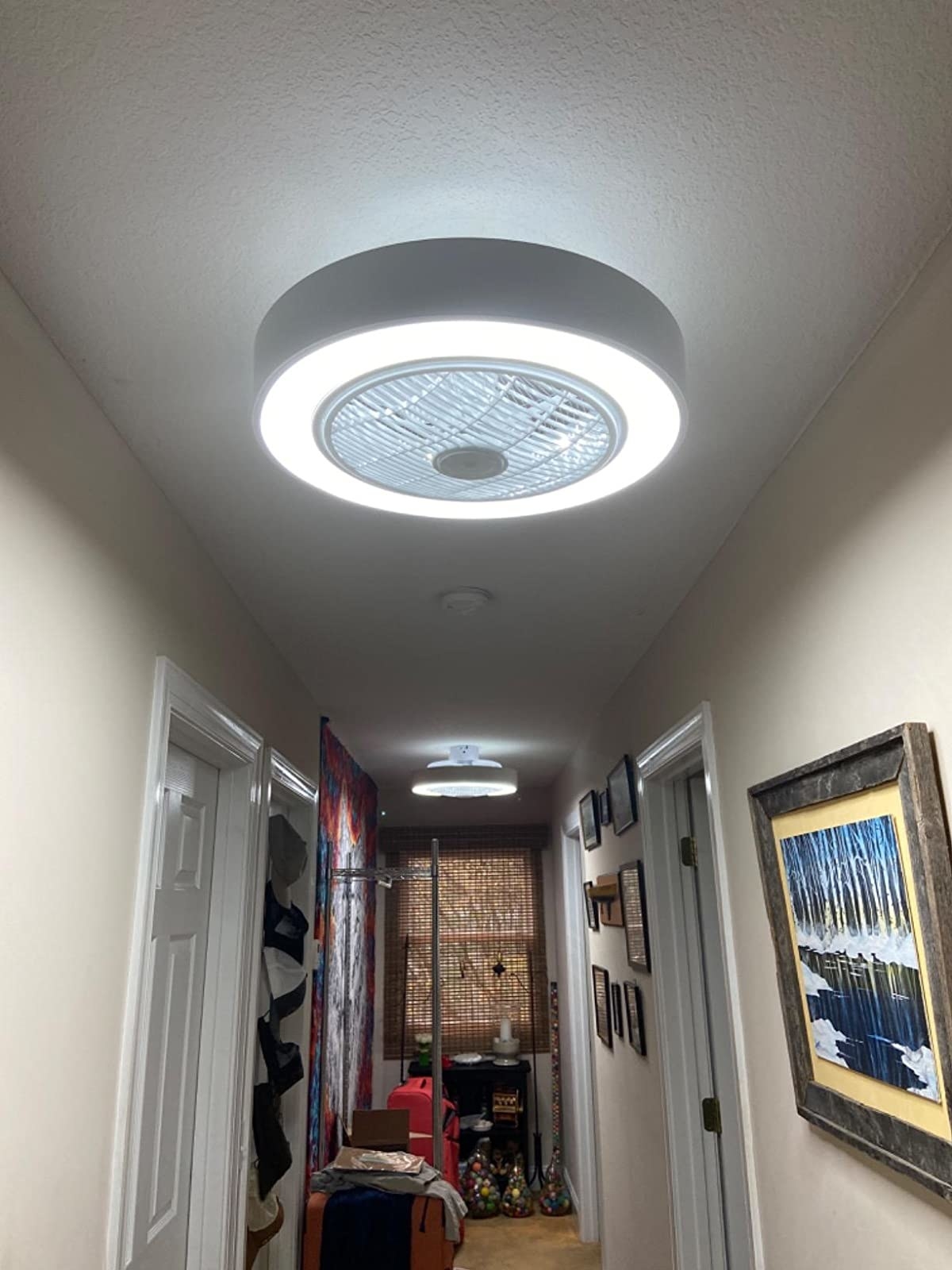 hallway ceiling fan with light