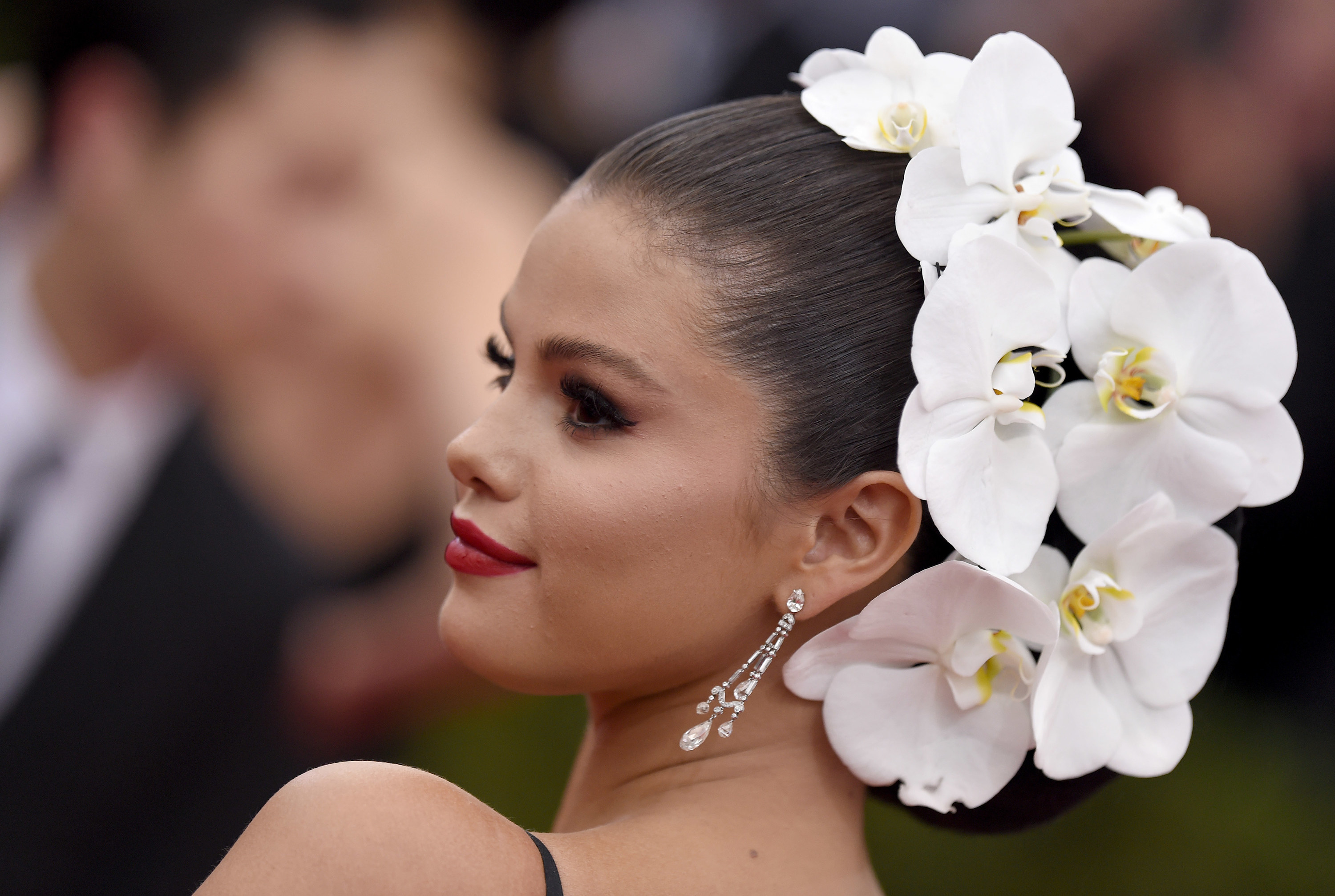 Selena Gomez Hair and Makeup 2015 Met Gala