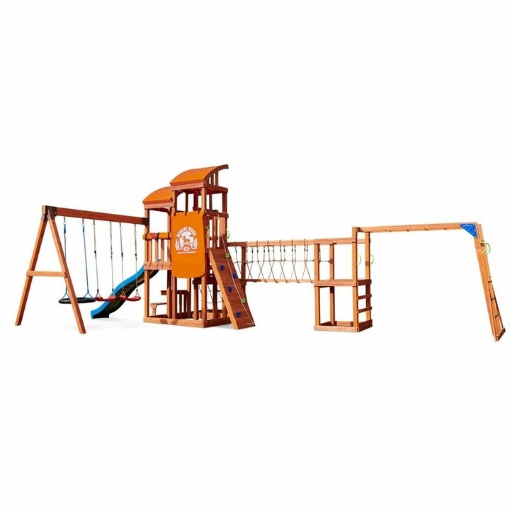 11 Best Wooden Swing Sets For Your Backyard Airspace
