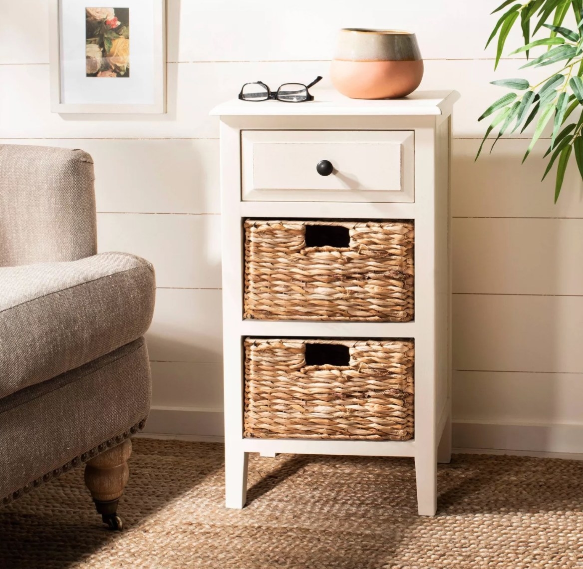 The side table with drawers