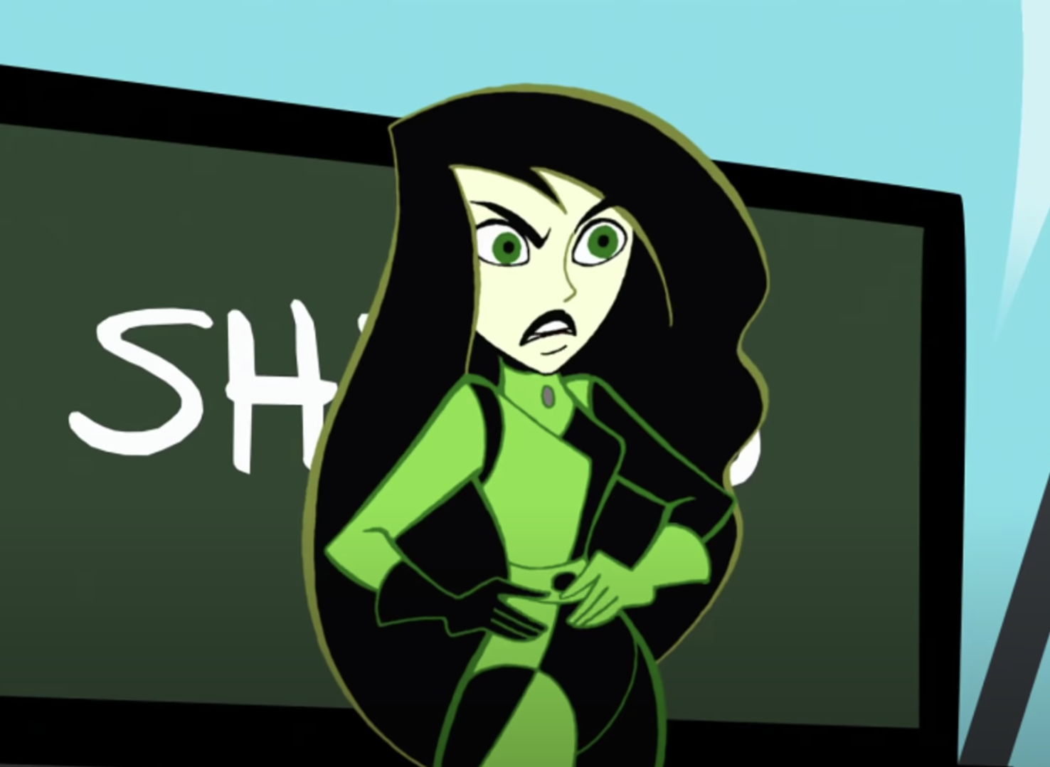 Shego looking annoyed 