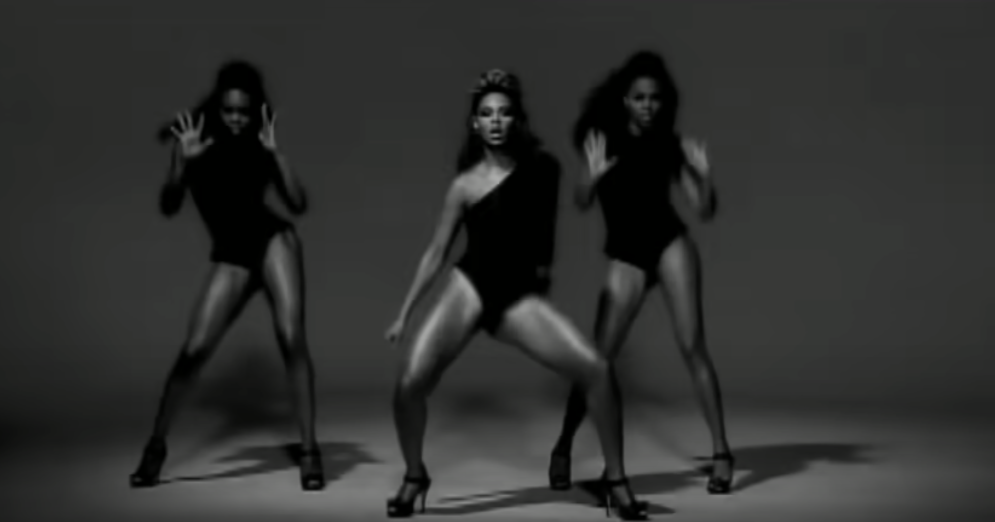 Beyoncé&#x27; doing a hip swirl in the &quot;Single Ladies&quot; music video